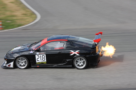 Byrgesen burde få tilnavnet ”flammekasteren”....
(Foto: Olfert)